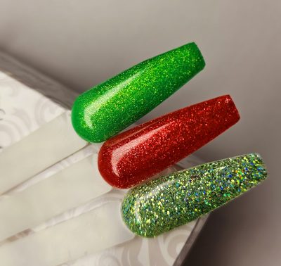 Gama Gelack Tricolor Exotic Nails Christmas