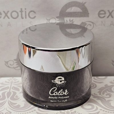 Acrilico Exotic Nails Negro 1 oz