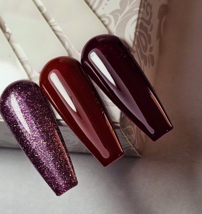 Gama Gelack Tricolor Exotic Nails Red wine