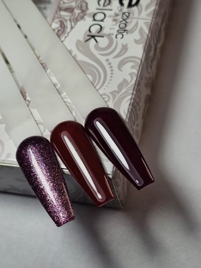 Gama Gelack Tricolor Exotic Nails Red wine - Imagen 2