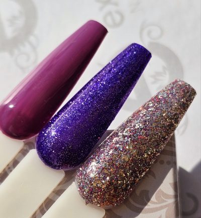 Gama Gelack Tricolor Exotic Nails Purple Christmas - Imagen 2