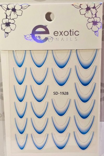 Stiker french Celeste Exotic Nails