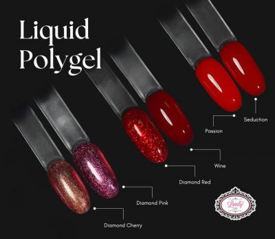Polygel Liquido Lovely Nails  Diamond Red