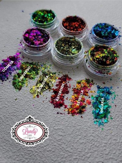 Flake multicromatico Lovely Nails
