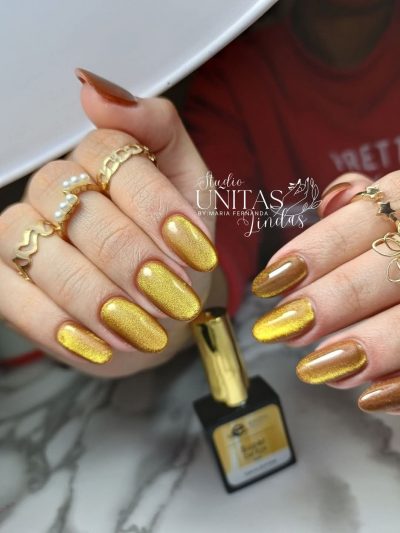 Super cat Eye Gold
exotic Nails