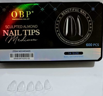 Tip soft gel Almond mediano
