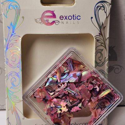 Concha nácar Rosa Exotic nails