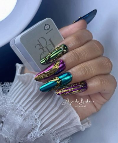 Gel texture 3d Lovely nails 
Ideal para texturas y relieves - Imagen 3