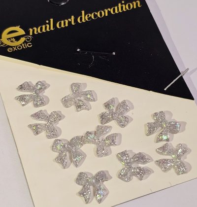 Deco Mix Moñitos Glitter Exotic Nails