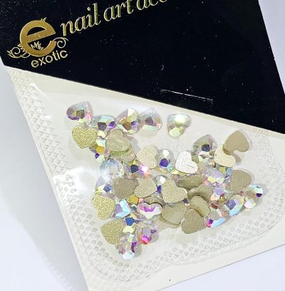 Cristal Mix Exotic Nails Corazon