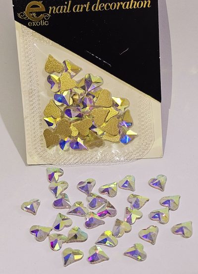 Cristal Mix Exotic Nails Corazon