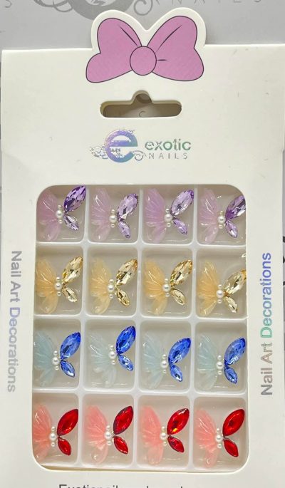 Blister Exotic nails Dijes Mariposa Opal
