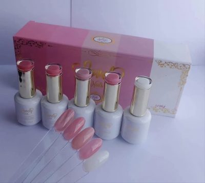 Gama Rubber Lovely Nails 5 tonos 15 ml - Imagen 4