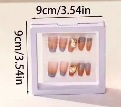 Display de marco con pelicula protectora Exotic nails ,ideal para exhibir diseños