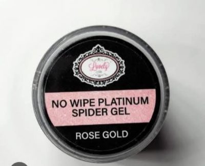 Spider gel Platinum Rose Gold  Lovely nails