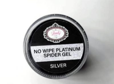 Spider gel Platinum Silver Lovely nails