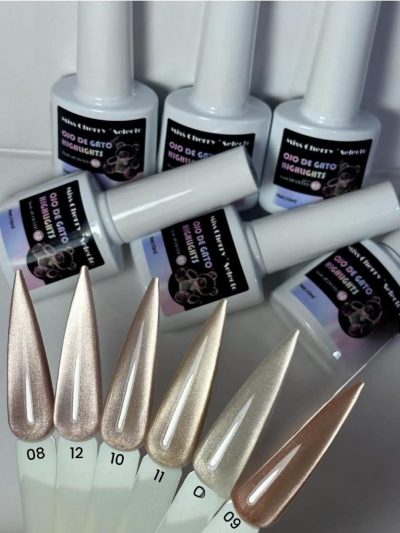 Gama Miss cherry Cat eye Ojo de gato Highlights B