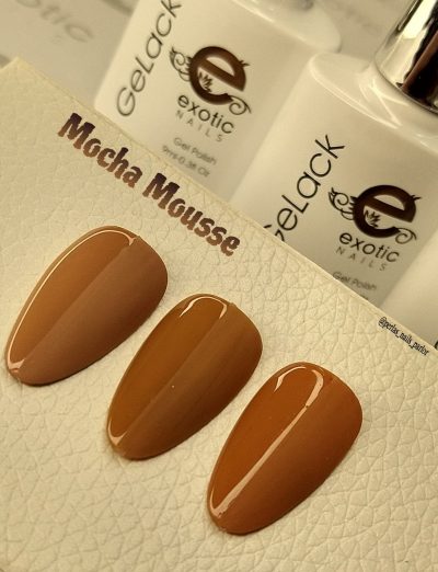 Gama Gelack Tricolor Exotic Nails Mocha Mousse