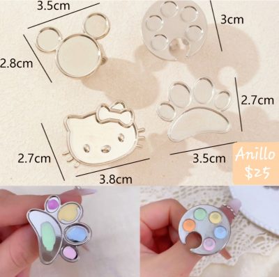 Anillo palette ideal para mezcla de pintura