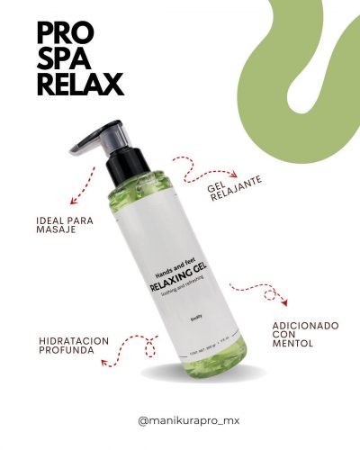 Relaxing gel Manos y pies Manikura pro