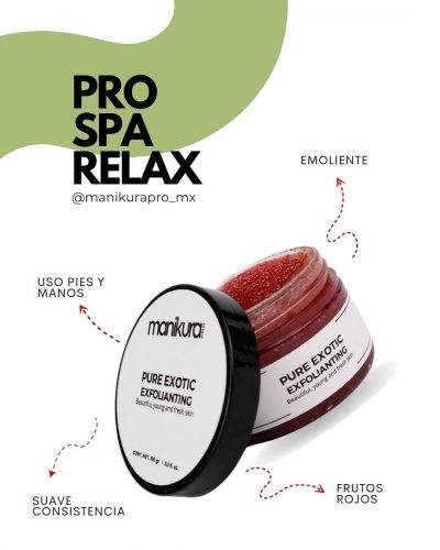 Exfoliante de frutos rojos Manikura Pro