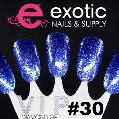 Vip diamond gel Exotic nails #30
