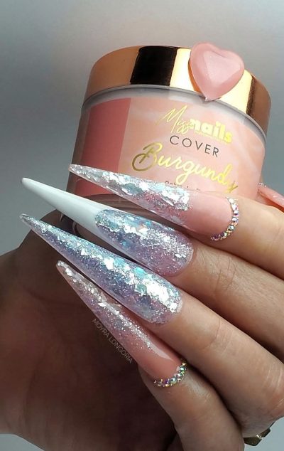 Acrilico Miss Nails Malva Glitter 1/2 oz