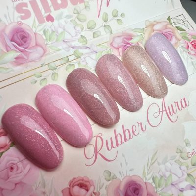 Gama Miss Nails Rubber Aura (destellos holograficos)