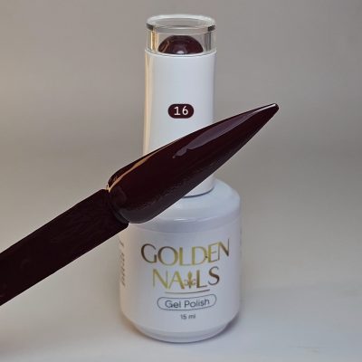 Gel polish Golden Nails #16
