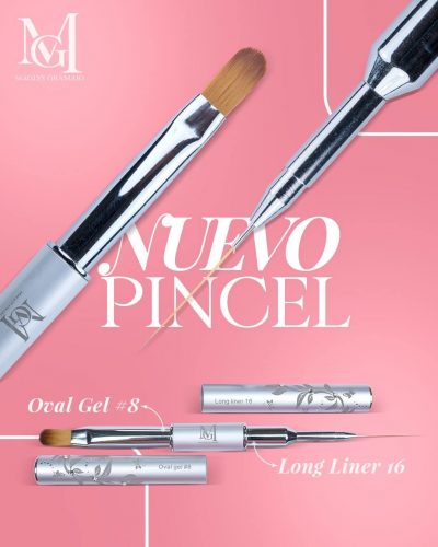 Pincel Maglys Gramajo Duo Oval gel 8/long linner 16 mm
